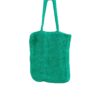 Zelená háčkovaná taška